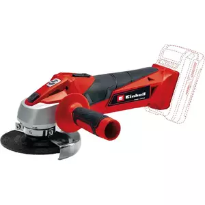 Polizor unghiular fara fir Einhell PXC TC-AG 18/115 Li-Solo, diametru disc 115mm, 8500 rpm, taiere max, 28 mm, fara acumulator si incarcator in setul de livrare imagine