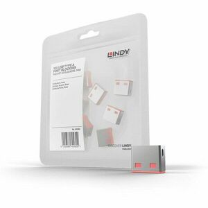 10 buc capace port USB, ORANGE imagine
