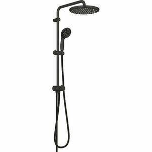 Coloana de dus Grohe Vitalio Start 250 266802430, 1/2'', dus fix, 250 mm, 1 pulverizare, anti-calcar, mat, Negru imagine