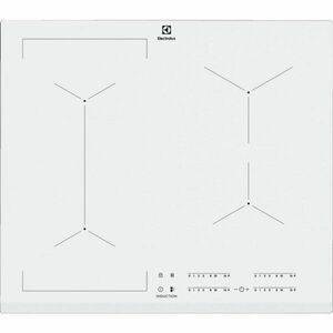 Plita incorporabila inductie Electrolux EIV63440BW, 4 zone de gatit, Touch control, 60 cm, sticla alba imagine