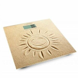 Cantar electronic EBS006, pana la 180 kg, Afisaj LCD, Square Beige imagine