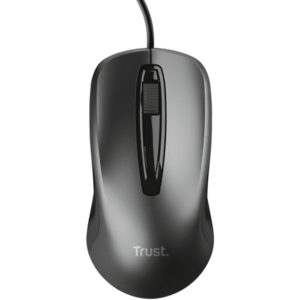 Mouse Trust cu fir optic, negru imagine