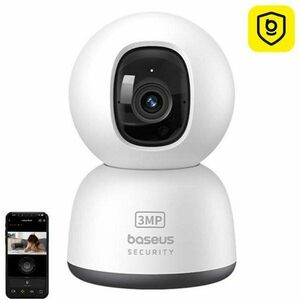 CAMERA IP Interior Baseus P1 Lite, 2K, 2304 x 1296, unghi pana la 360 grade, wireless, slot SD card, S0TV002132 (timbru verde 0.8 lei) - 6932172662394 imagine