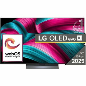 Televizor OLED LG 55C51LA, 139 cm, Smart, 4K Ultra HD, 100 Hz, Clasa F (Model 2025) imagine