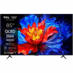 Televizor QLED TCL 85P8K, 214 cm, Smart Google TV, 4K Ultra HD, 100Hz, Clasa F (Model 2025) imagine