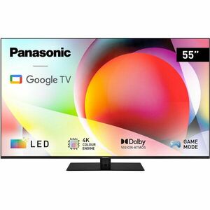 Televizor Panasonic LED TN-55W70AEZ, 139cm, Smart Google TV, 4K Ultra HD, Clasa E (Model 2024) imagine