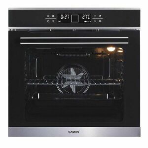 Cuptor incorporabil Samus SC627GDX10 , 75 l, 2000W, Negru imagine