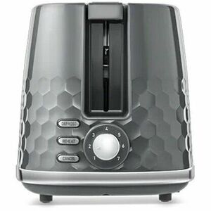 Prajitor de paine Morphy Richards MUC-TH22G, 850 W, 2 felii, 7 trepte rumenire, Gri imagine