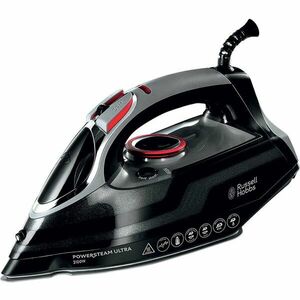 Fier de calcat Russell Hobbs Power Steam Ultra 20630-56, 3100 W, 0.35 l, 210 g/min, Talpa ceramica, Negru imagine