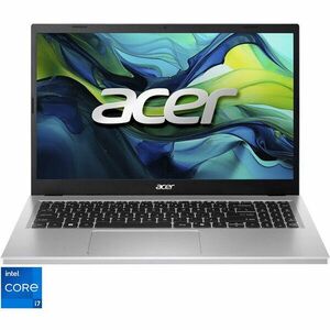 Laptop Acer Aspire Go 15 AG15-71P-757J cu procesor Intel Core i7-13620H pana la 4.9GHz, 15.6'', Full HD, IPS, 16GB DDR5 RAM, 1TB SSD, Intel UHD Graphics, No OS, Pure Silver imagine