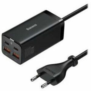 Incarcator retea Baseus GaN3 Pro, Quick Charge 100W, 2 x USB, 2 x USB Type-C, negru imagine