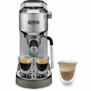 Espressor manual De’Longhi Dedica Duo EC890.M, 1450W, 15 bar, argintiu imagine