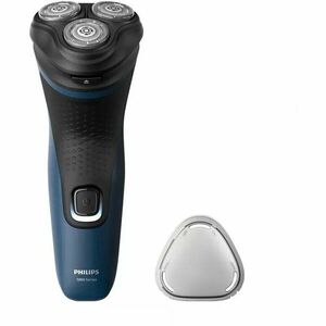 Aparat de ras electric Philips Seria 1000 S1134/00, Autonomie 30 minute, 55000 taieri pe minut, Lavabil, Albastru imagine