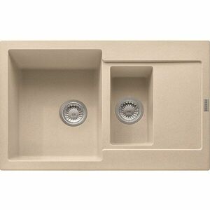 Chiuveta fragranite MRG 651, 780x500mm, reversibila, avena imagine