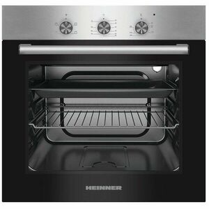 Cuptor incorporabil electric Heinner HBO-S624LTG-IX, 62 l, 4 functii, grill, clasa A, inox imagine