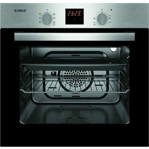 Cuptor incorporabil SC617EXV, Electric, 58 litri, Clasa A, Display LCD, Timer, Inox imagine