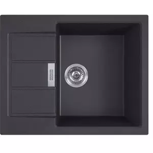 Chiuveta bucatarie Franke S2D 611-62, Tectonite, 620x500mm, adancime Cuva 200mm, Negru imagine