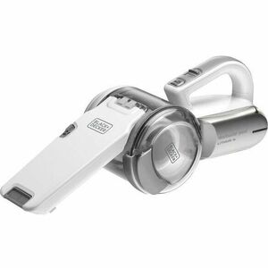 Aspirator portabil Black&Decker Pivot PV1820L-QW, 35 W, 18V, 440 ml, Alb imagine