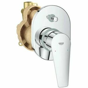 Baterie cada dus incastrata, crom, Ideal Standard Grohe BauEdge, 1/2'', 2 iesiri, slim imagine