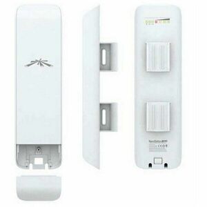 Acces Point Wireless NanoStation NSM2, 2 x LAN 10/100, 150 Mbps, 2.4 GHz, 1 antena interna Wi-Fi imagine