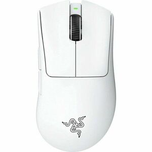 Mouse gaming wireless Razer DeathAdder V3 Pro, USB, 30k DPI, alb imagine