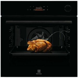 Cuptor incorporabil Electrolux EOC8P39WZ, Electric, 72 l, Autocuratare pirolitica, SteamCrisp, Grill, Timer electronic, Conectivitate WiFi, Clasa A+, Negru imagine