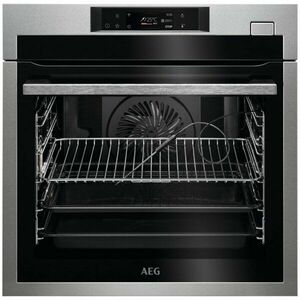 Cuptor incorporabil AEG BSE788380M, Electric, 70 l, Autocuratare abur, SteamBoost, Control touch, Timer electronic, Conectivitate WiFi, Clasa A++, Inox antiamprenta imagine