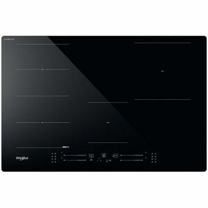 Plita incorporabila Whirlpool WF S7977 CPNE, Inductie, 4 zone de gatit, Tehnologia Al 6-lea SIMT, CleanProtect, FlexiSide, Child Lock, Booster, 77 cm, Negru imagine