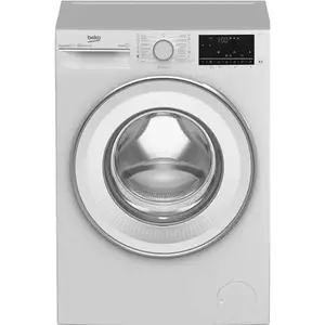 Masina de spalat rufe Beko B3WFR79425WB, 9 kg, 1400 RPM, Clasa B, Inverter, HomeWhiz, Remote Control, SteamCure, AddXtra, Recycled Tub, Alb imagine