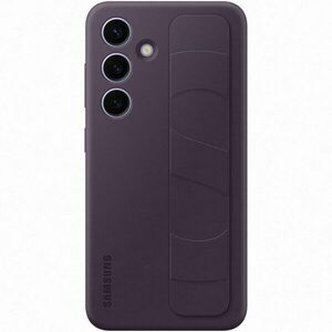 Husa de protectie Samsung Standing Grip Case pentru Galaxy S24, DARK VIOLET imagine