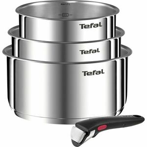 Set 4 piese vase de gatit Tefal Ingenio Emotion, inductie, maner detasabil imagine
