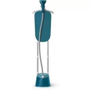 Aparat de calcat cu abur vertical Philips Seria 1000 STE1040/20, 1800 W, Rezervor 1.8 l, Debit de abur 36 g/min, 3 setari abur, Albastru imagine