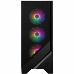 Carcasa MSI MAG FORGE 120A B65, Mid Tower, RGB, Sursa 650W, Negru imagine