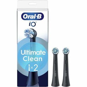 Rezerve periuta de dinti Oral-B iO Ultimate Clean, compatibile doar cu seria iO, Negru, 2 buc imagine