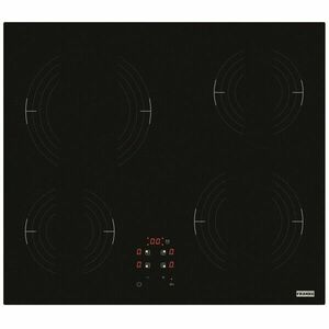 Plita incorporabila FRSM 604 C T BK, 4 zone de gatit, Timer, Blocare comenzi, Touch control, 60 cm, Negru imagine