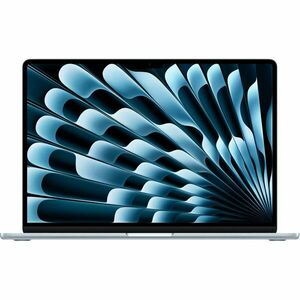 Laptop Apple MacBook Air 15, cu procesor Apple M4, 10 nuclee CPU si 10 nuclee GPU, 24GB RAM, 512GB, Sky Blue, Tastatura Internationala, Manual RO imagine
