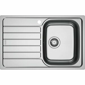 Chiuveta bucatarie inox Franke SKX 611-78/50 ST, dreptunghiulara, 1 cuva si picurator pe partea stanga, 78x50x15 cm, adancime cuva 15 cm, Inox lucios imagine