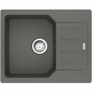 Chiuveta bucatarie compozit fragranite Franke UCG 611-62, dreptunghiulara, 1 cuva cu picurator, 62x50x19 cm, adancime cuva 19 cm, Stone Grey imagine
