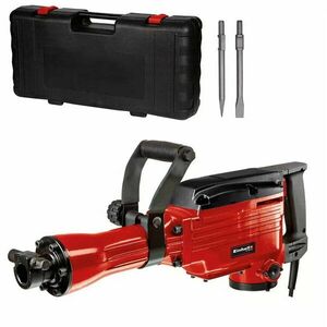 Ciocan demolator Einhell TC-DH 43, 1600 W, 230 V, 43 J, 1800 PPM, 30 mm dimensiune mandrina + 1 dalta plata + 1 dalta ascutita + maner suplimentar + geanta transport imagine