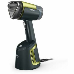Aparat de calcat vertical cu abur Tefal AeroSteam DT9810F0, 1400W, abur variabil 0 - 20 g/min, 3 niveluri de aspirare, rezervor apa 100 ml, talpa monotemp, autonomie 6 minute, albastru & gri imagine