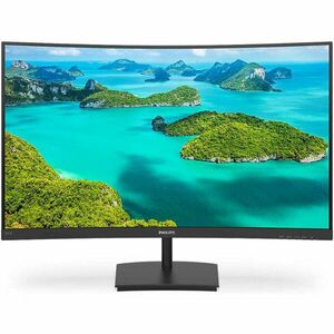 Monitor LED Philips 241E1SCA/00 Curbat 23.6 inch 4 ms Negru FreeSync 75 Hz imagine