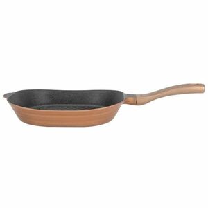 Grill Neoklein GR30, 30 cm, aluminiu turnat, invelis anti-aderent, Gold imagine