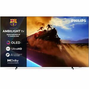 Televizor Philips AMBILIGHT tv OLED 55OLED770, 139 cm, Smart TV, 4K Ultra HD, 100 Hz, Clasa F (Model 2025) imagine
