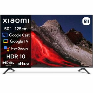 Televizor Xiaomi QLED A Pro, 125 cm, Smart Google TV, 4K Ultra HD, Clasa F (Model 2025) imagine