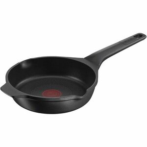 Tigaie Tefal Robusto, 20 cm, inductie, invelis antiaderent din titan, aluminiu turnat, indicator Thermo-Signal, margini turnare, maner lateral integrat, negru imagine