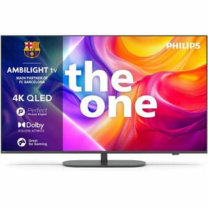 Televizor Philips AMBILIGHT tv QLED 75PUS9010, 189 cm, Smart TV, 4K Ultra HD, 100 Hz, Clasa E (Model 2025) imagine