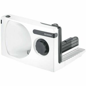 Feliator paine si branzeturi Severin AS 3912, 100W, Pliabil, Lama de otel 17 cm, Grosime 0-15 mm, Alb imagine