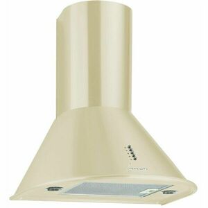 Hota incorporabila decorativa Fram FDH-660RBG, Putere de absorbtie 589 m3/h, 1 Motor, Lumina LED, 3 Trepte de putere, Clasa B, 60 cm, Bej imagine