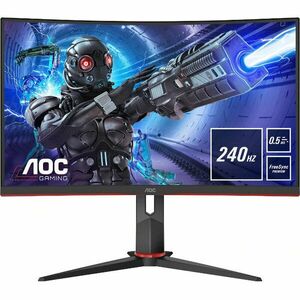 Monitor LED AOC Gaming C27G2ZE/BK Curbat 27 inch 0.5 ms Negru FreeSync Premium 240 Hz imagine
