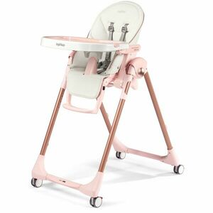 Scaun de masa 2in1 Peg Perego Prima Pappa Zero Follow Me, 0-15 Kg, Mon Amou, Bej / Roz imagine